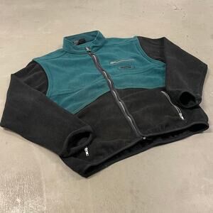y2k mt. Dew fleece modular zip up jacket